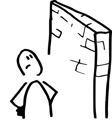 the wall